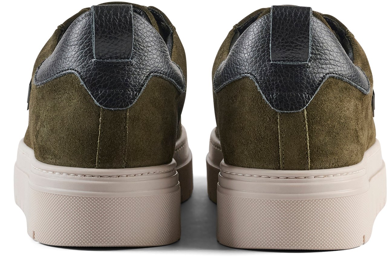 Antony Morato SNEAKER BOLD IN SUEDE.3D LOGO PLATE.PLATFORM SOLE Groen