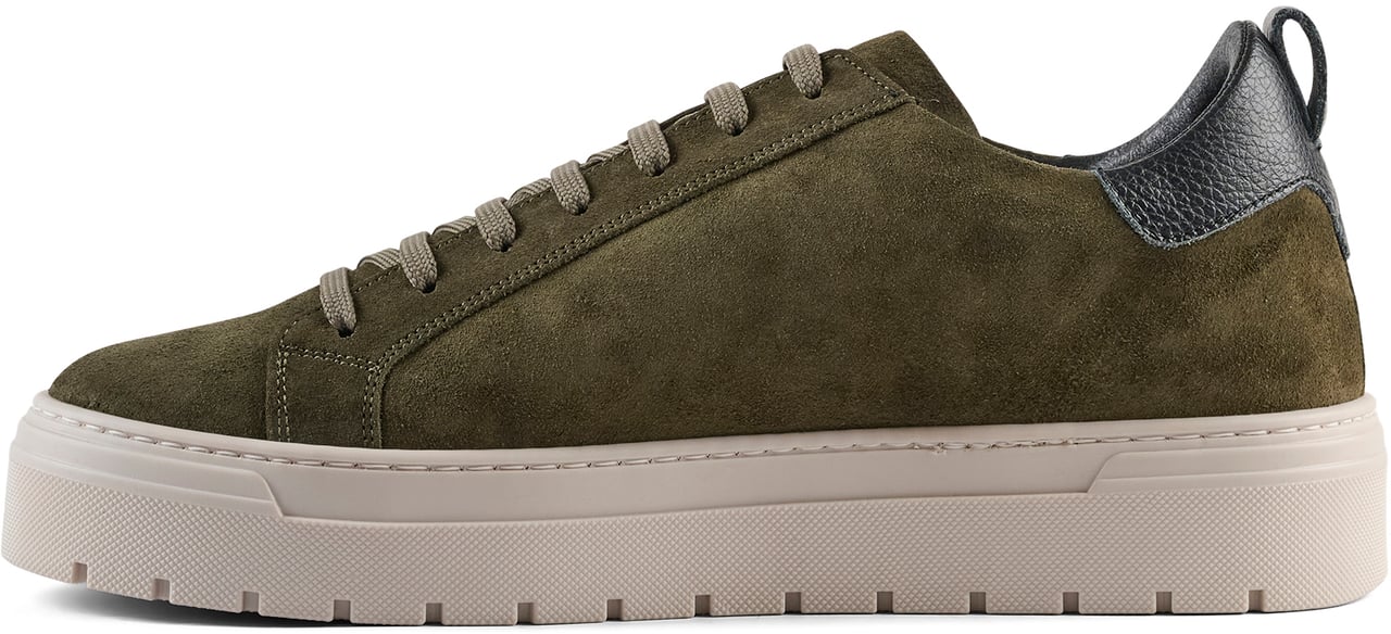 Antony Morato SNEAKER BOLD IN SUEDE.3D LOGO PLATE.PLATFORM SOLE Groen