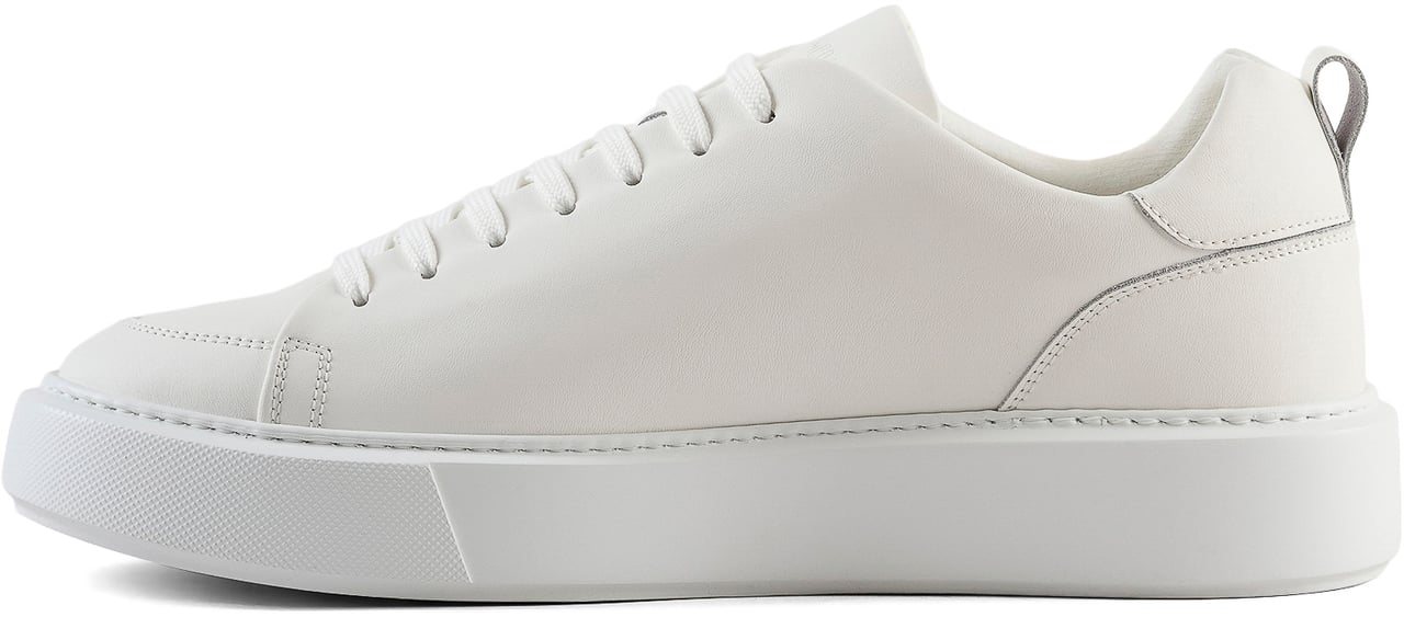 Antony Morato SNEAKER DIXON IN COATED LEATHER.3D LOGO PLATE.LIGHT EVA SOLE Wit