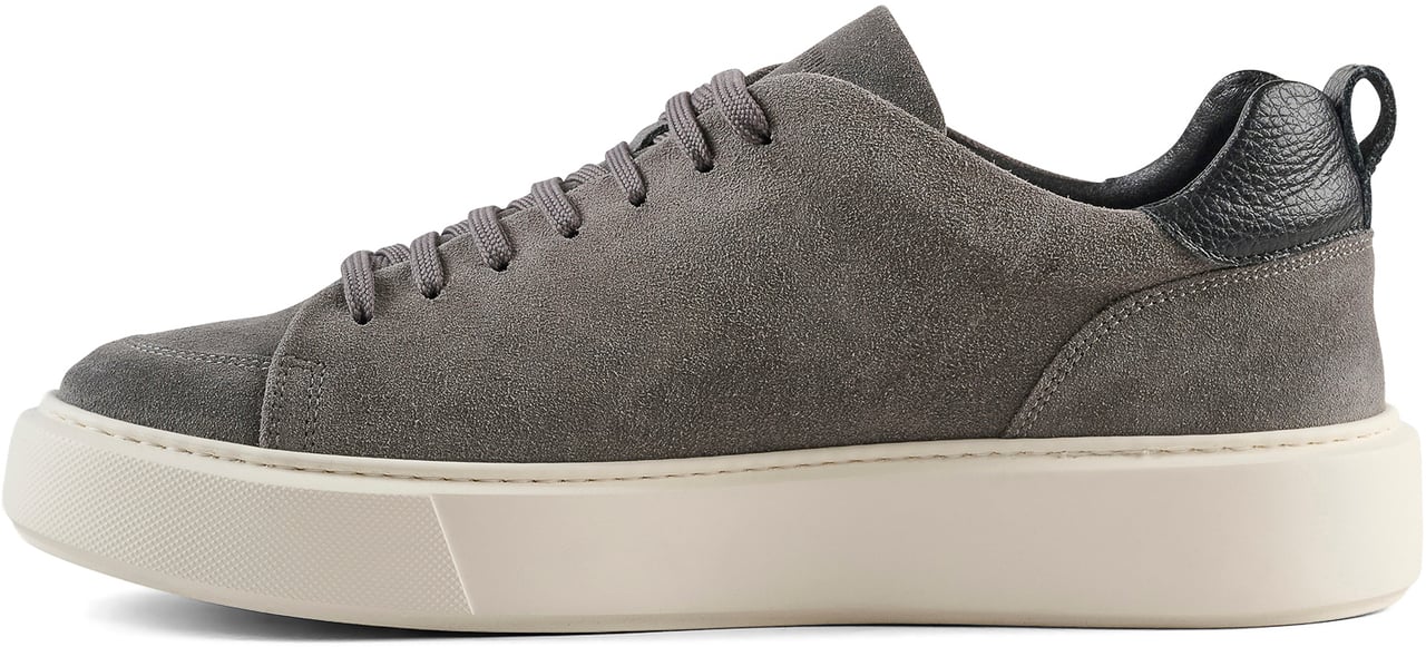 Antony Morato SNEAKER DIXON IN SUEDE.3D LOGO PLATE.LIGHT EVA SOLE Grijs
