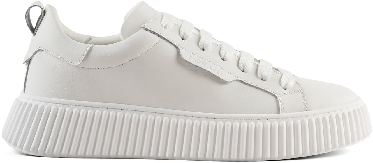 Antony Morato SNEAKER HOPPER IN COATED LEATHER.PLATFORM SOLE WITH 3D CORDON MOTIF Wit