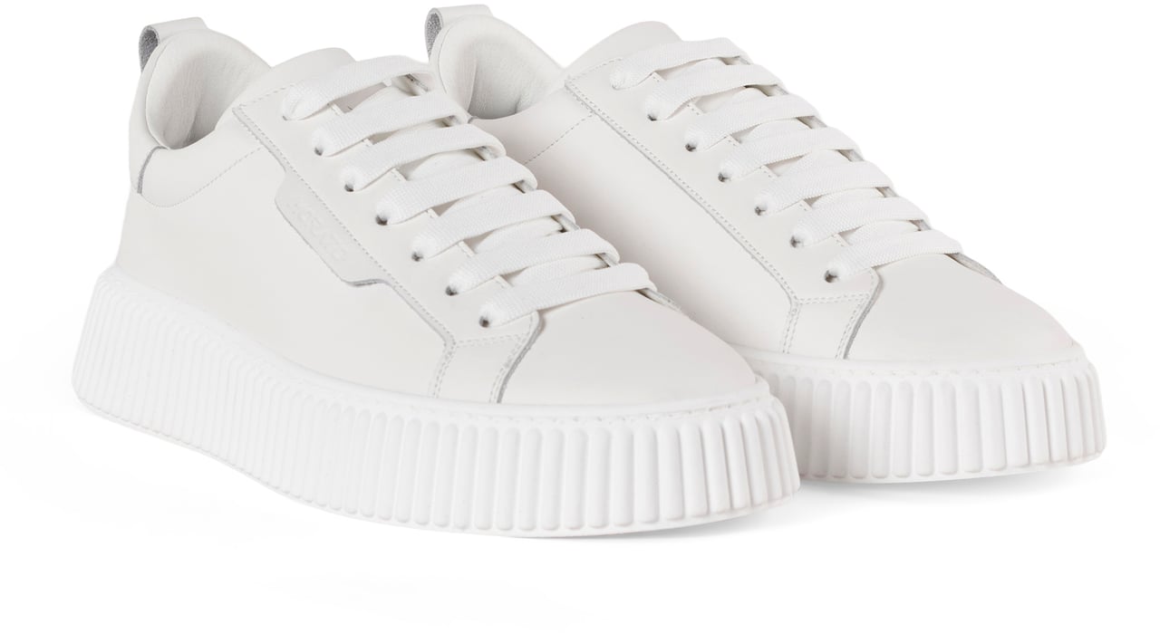 Antony Morato SNEAKER HOPPER IN COATED LEATHER.PLATFORM SOLE WITH 3D CORDON MOTIF Wit