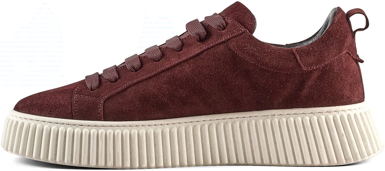 Antony Morato SNEAKER HOPPER IN SUEDE.PLATFORM SOLE WITH 3D CORDON MOTIF Rood