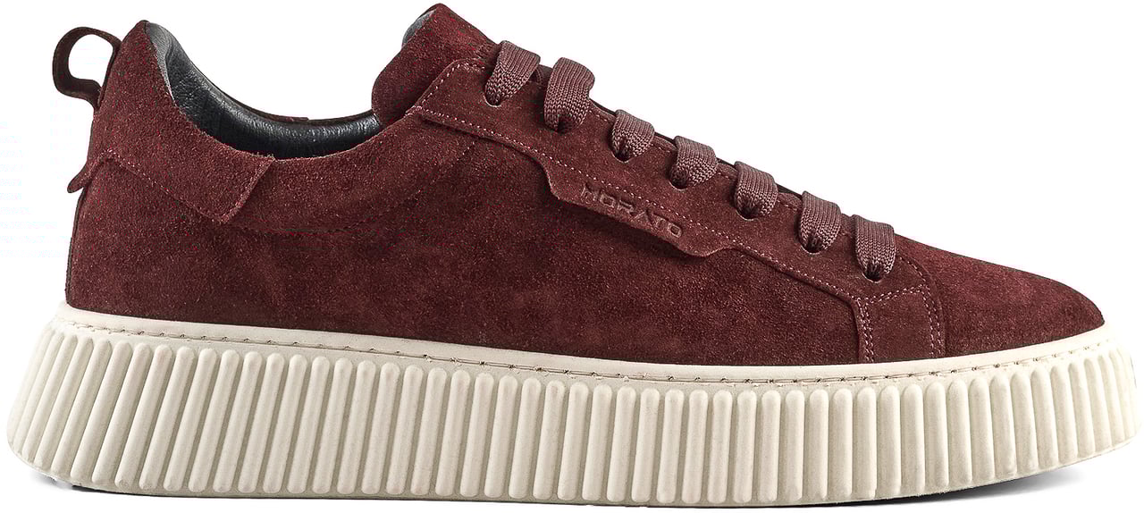 Antony Morato SNEAKER HOPPER IN SUEDE.PLATFORM SOLE WITH 3D CORDON MOTIF Rood