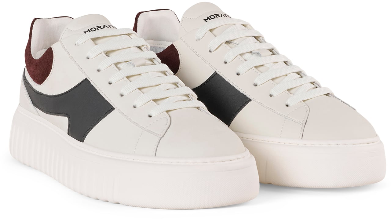Antony Morato SNEAKER HOLT MIX IN COATED LEATHER.CONTRAST STREAK ON SIDE.INJECTION LIGHT EVA SOLE Rood