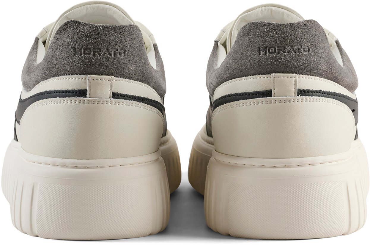 Antony Morato SNEAKER HOLT MIX IN COATED LEATHER.CONTRAST STREAK ON SIDE.INJECTION LIGHT EVA SOLE Grijs