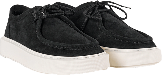 Antony Morato Antony Morato Loafer Laced Up Nicholas In Suede Zwart