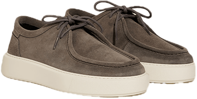 Antony Morato Antony Morato Loafer Laced Up Nicholas In Suede Grijs