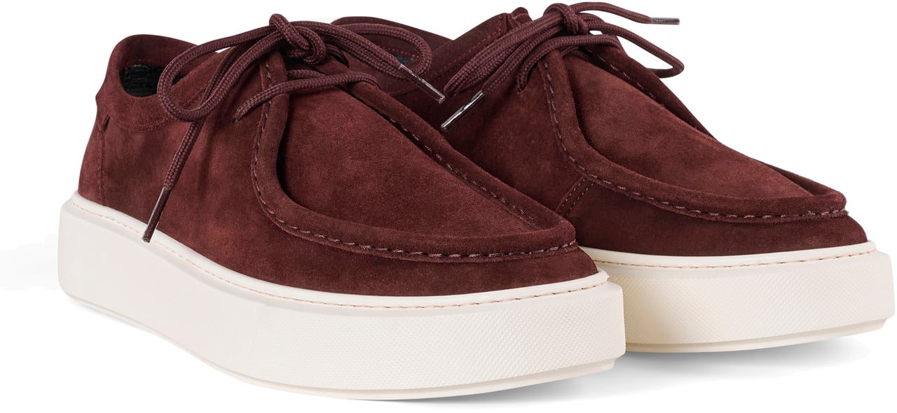 Antony Morato LOAFER LACED UP NICHOLAS IN SUEDE.LIGHT EVA SOLE Rood
