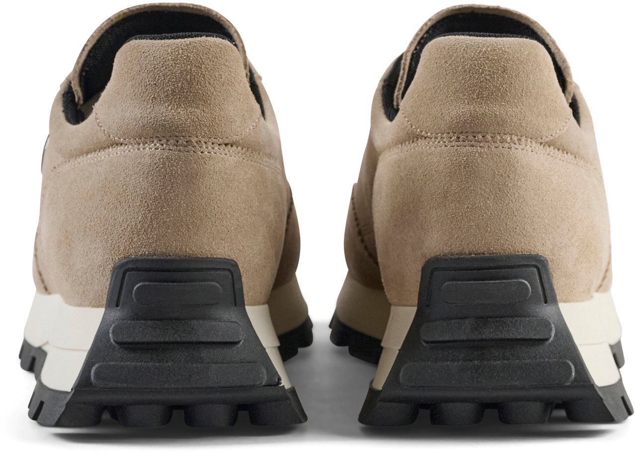 Antony Morato RUNNING RHINO IN SUEDE.3D LOGO ON PLATE.SOLE WITH CONTRAST RUFFLE BOTTOM Divers
