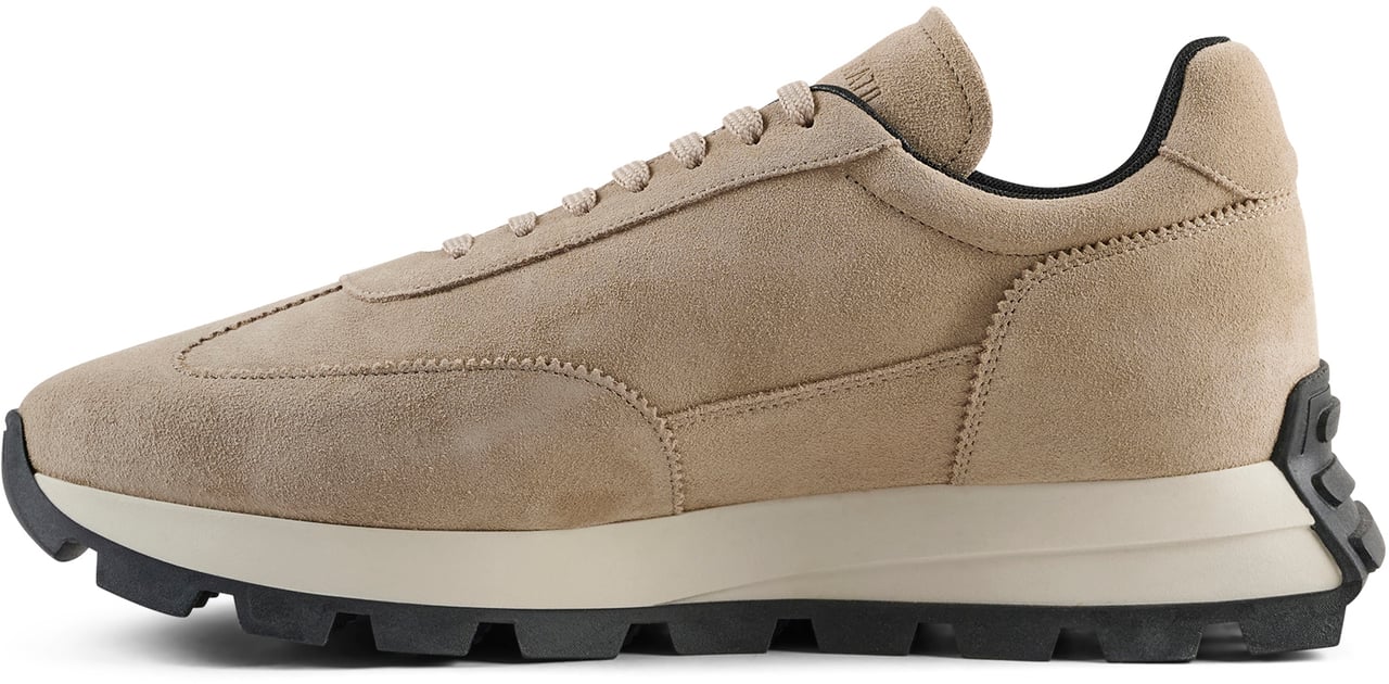 Antony Morato RUNNING RHINO IN SUEDE.3D LOGO ON PLATE.SOLE WITH CONTRAST RUFFLE BOTTOM Divers