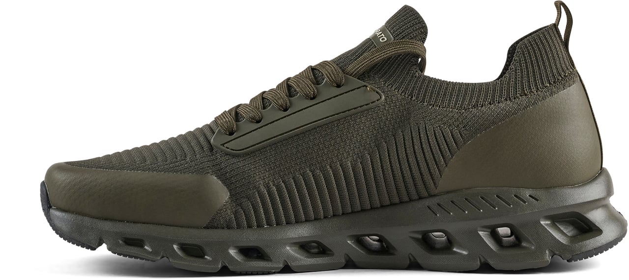 Antony Morato RUNNING BOUND CARTER IN KNIT FABRIC.3D LOGO ACCENTS.LIGHT EVA SOLE Groen