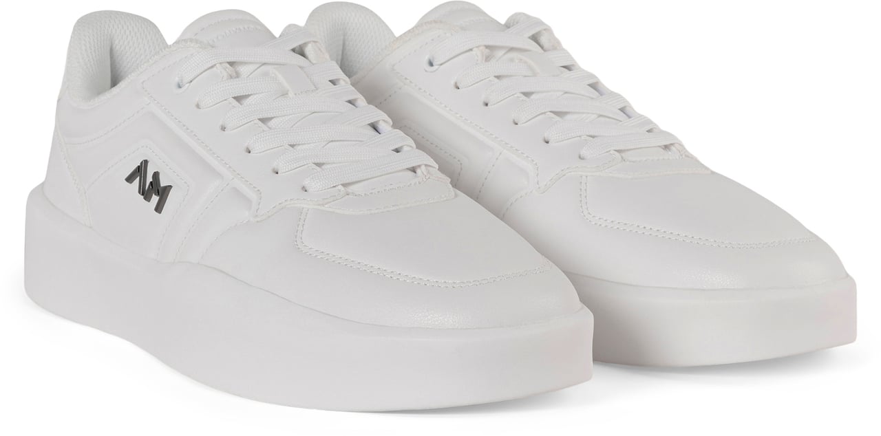 Antony Morato SNEAKER FABIAN.UPPER QUILTED AND EMBOSSED.3D LOGO RIVET.LIGHT EVA SOLE Wit