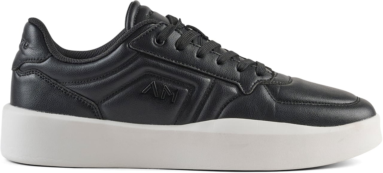 Antony Morato SNEAKER FABIAN.UPPER QUILTED AND EMBOSSED.3D LOGO RIVET.LIGHT EVA SOLE Zwart