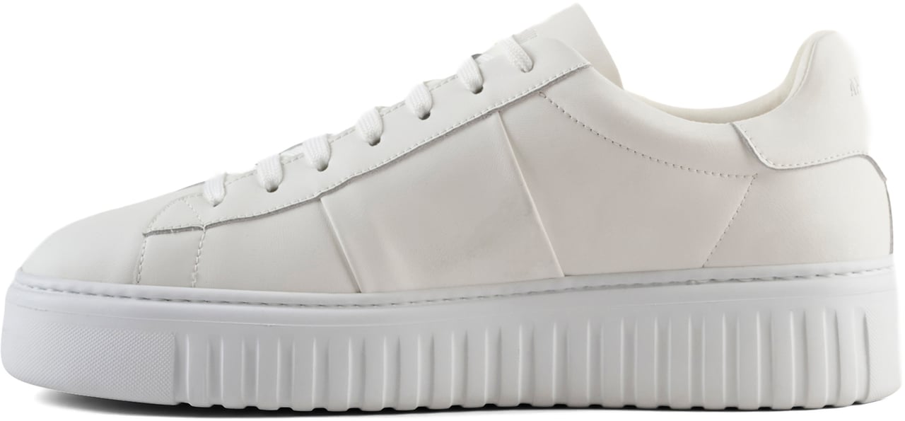 Antony Morato SNEAKER HOLT IN COATED LEATHER.3D LOGO PLATE.INJECTION LIGHT EVA SOLE Wit