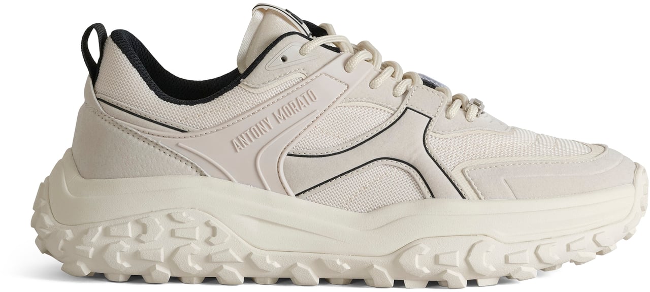 Antony Morato SNEAKER ALAIN.3D LOGO ACCENTS.LIGHT CHUNKY SOLE Beige