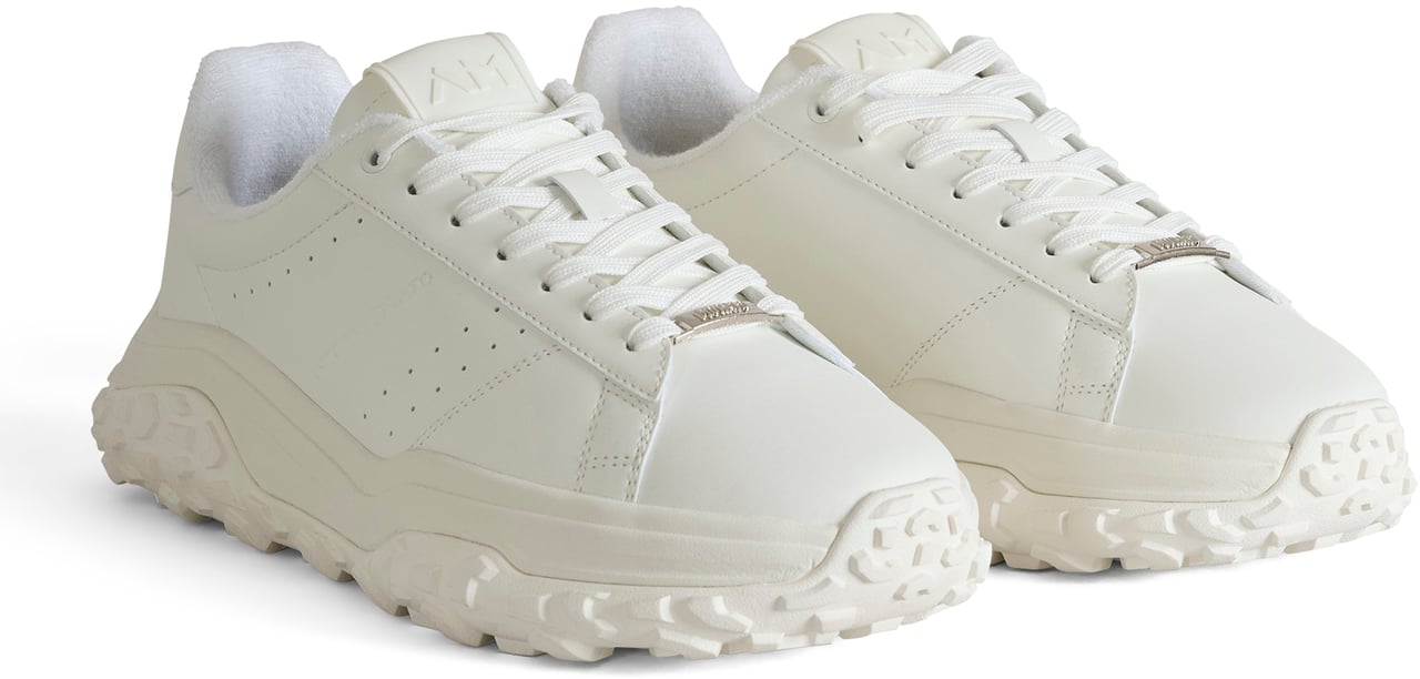 Antony Morato SNEAKER AYRTON IN FAUX LEATHER.LOGO ACCENTS ON UPPER AND ON METAL LOOP.LIGHT CHUNKY SOLE Wit