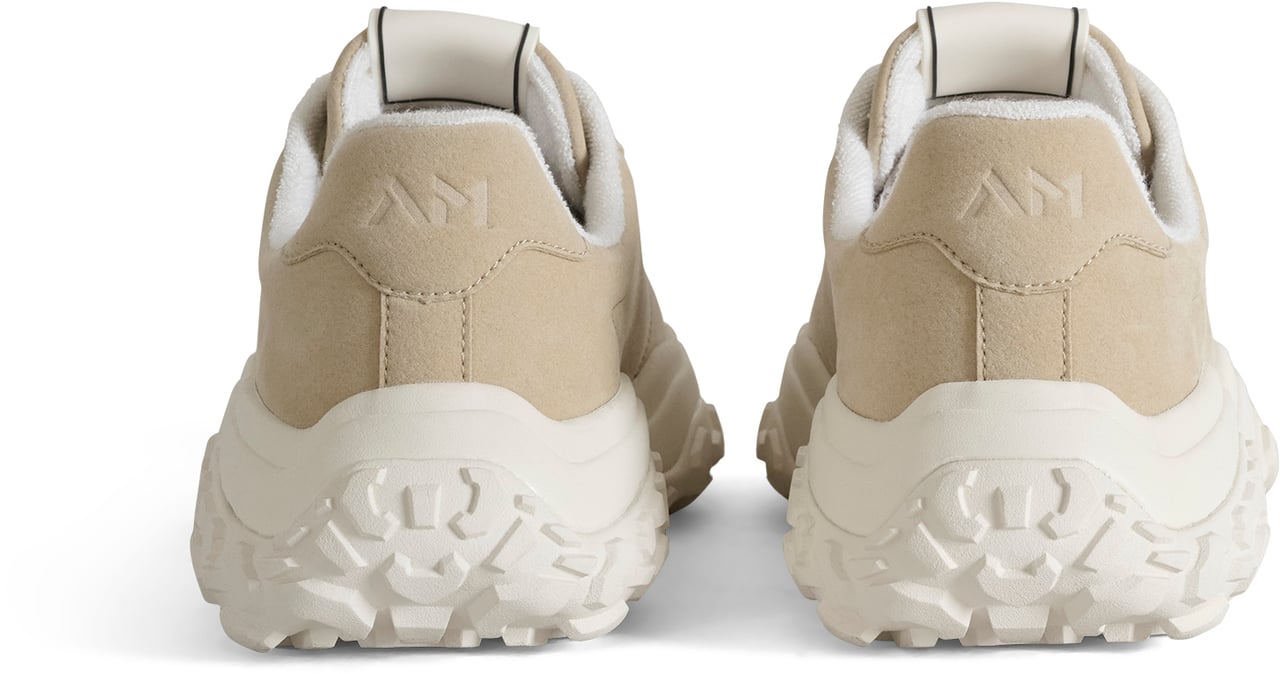 Antony Morato SNEAKER AYRTON IN FAUX LEATHER.LOGO ACCENTS ON UPPER AND ON METAL LOOP.LIGHT CHUNKY SOLE Beige