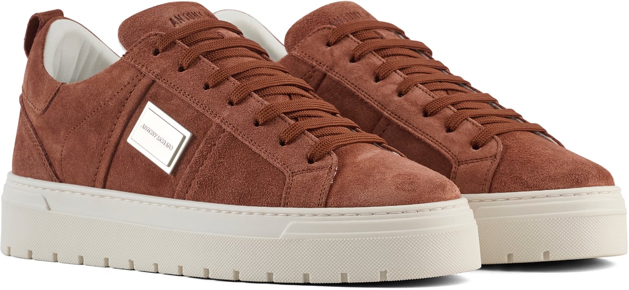 Antony Morato SNEAKER METAL MOOSE IN SUEDE.3D LOGO METAL PLATE.PLATFORM SOLE Divers