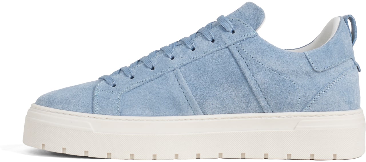 Antony Morato SNEAKER METAL MOOSE IN SUEDE.3D LOGO METAL PLATE.PLATFORM SOLE Blauw