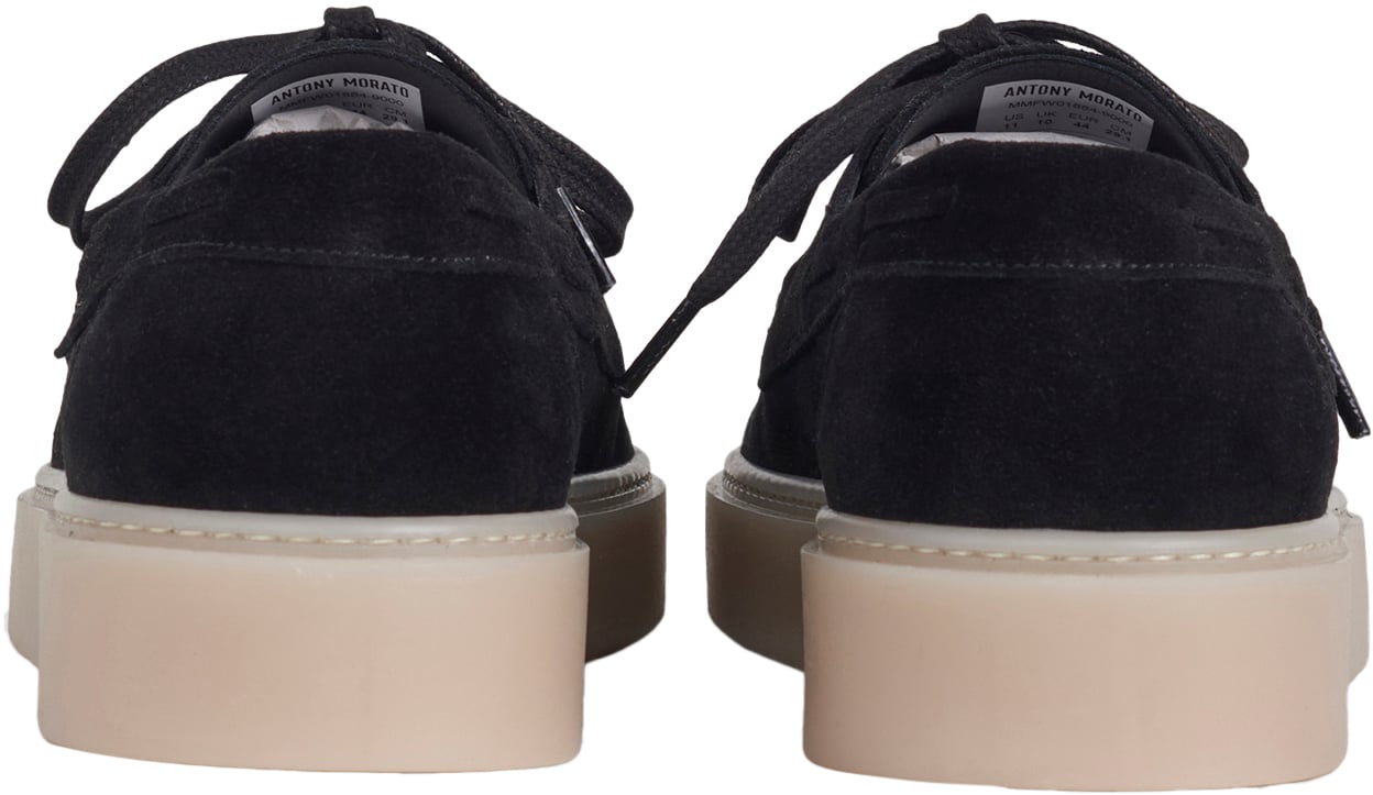 Antony Morato LOAFER ARTIE IN SUEDE.PLATFORM SOLE Zwart