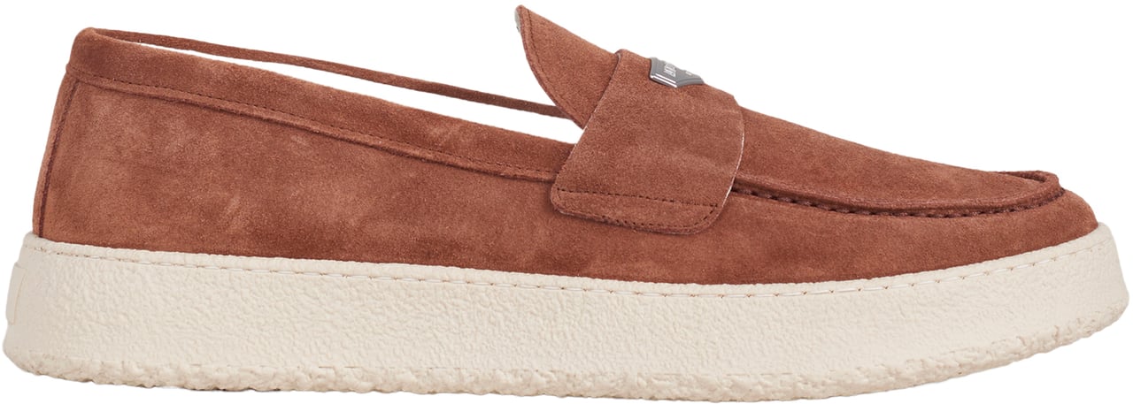 Antony Morato LOAFER REINER IN SUEDE.3D LOGO ON METAL PLATE.CREPE SOLE Divers