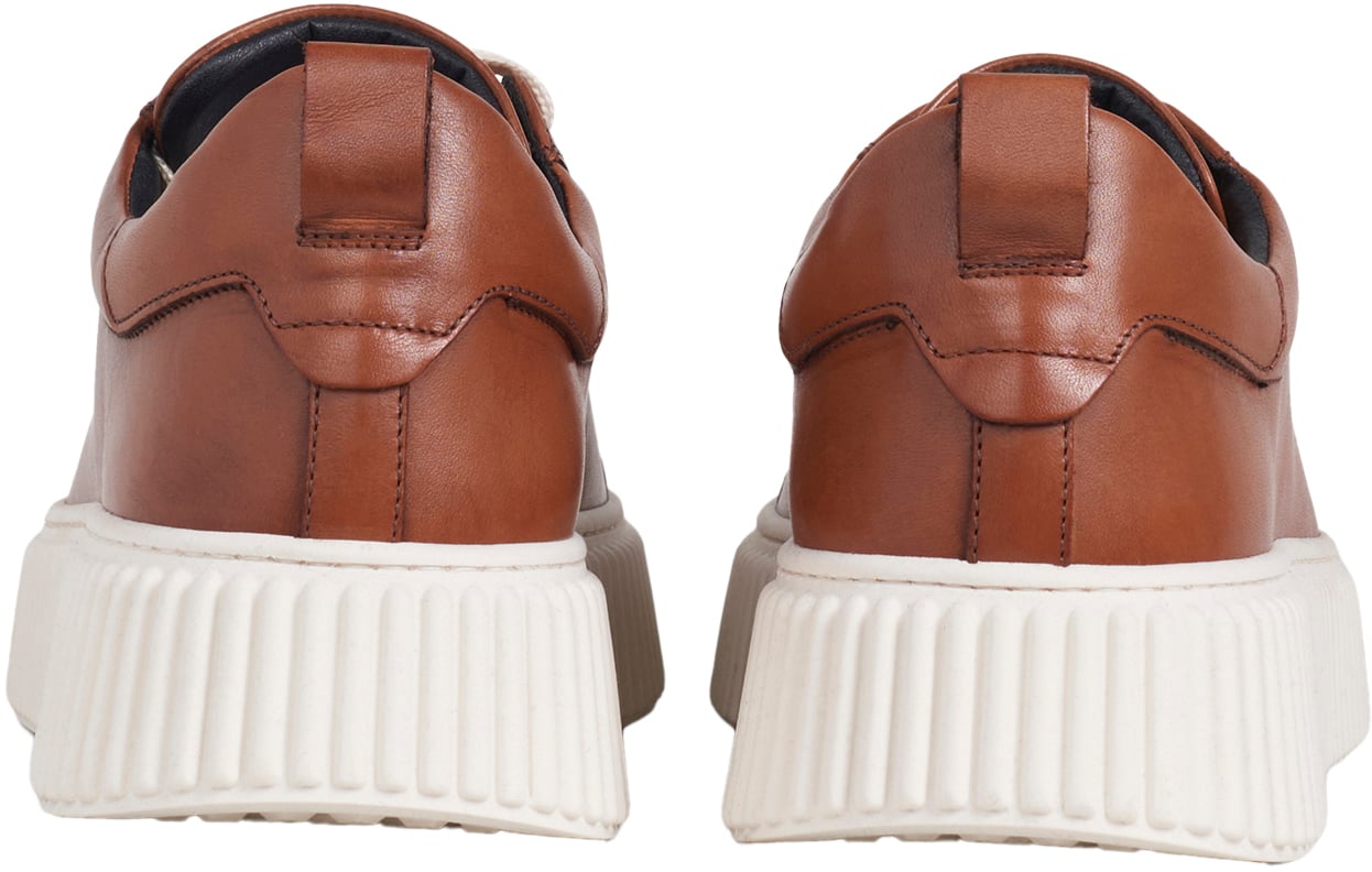 Antony Morato SNEAKER HOPPER IN CRUST CALF LEATHER.PLATFORM SOLE WITH 3D CORDON MOTIF.MATCH SPARE LACE Divers