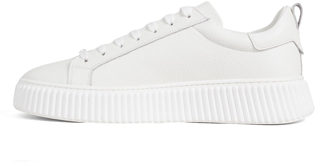 Antony Morato SNEAKER HOPPER IN TUMBLED COATED LEATHER.METAL LOOP DATACHABLE.PLATFORM SOLE WITH 3D CORDON MOTIF Wit