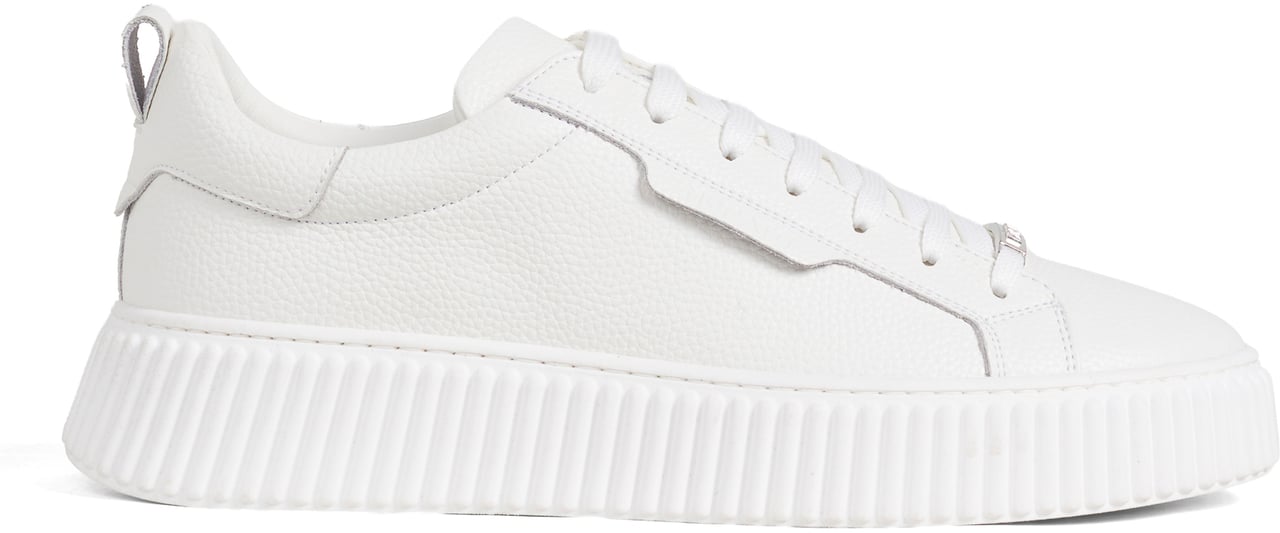 Antony Morato SNEAKER HOPPER IN TUMBLED COATED LEATHER.METAL LOOP DATACHABLE.PLATFORM SOLE WITH 3D CORDON MOTIF Wit