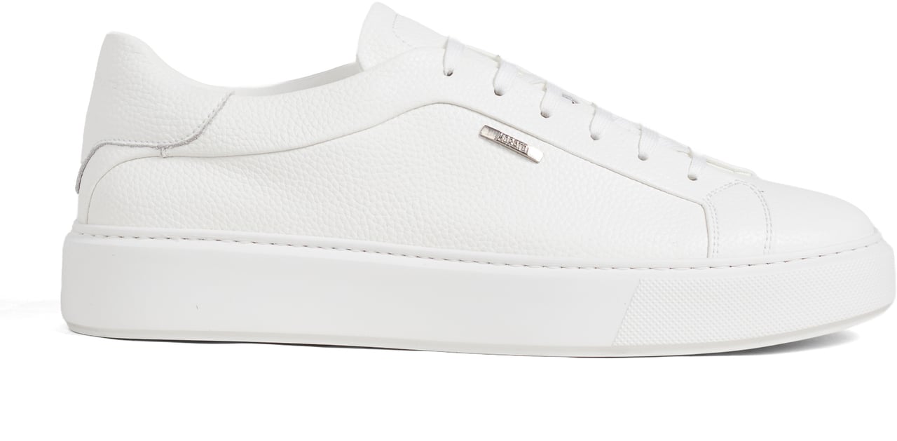 Antony Morato SNEAKER ARTEM IN TUMBLED COATED LEATHER.UNSEWN DETAILS ON UPPER.3D LOGO METAL PLATE.LIGHT EVA SOLE Wit