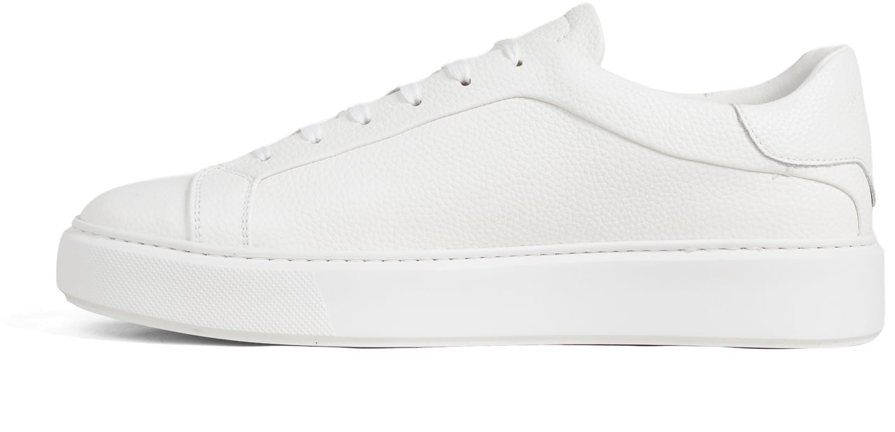 Antony Morato SNEAKER ARTEM IN TUMBLED COATED LEATHER.UNSEWN DETAILS ON UPPER.3D LOGO METAL PLATE.LIGHT EVA SOLE Wit