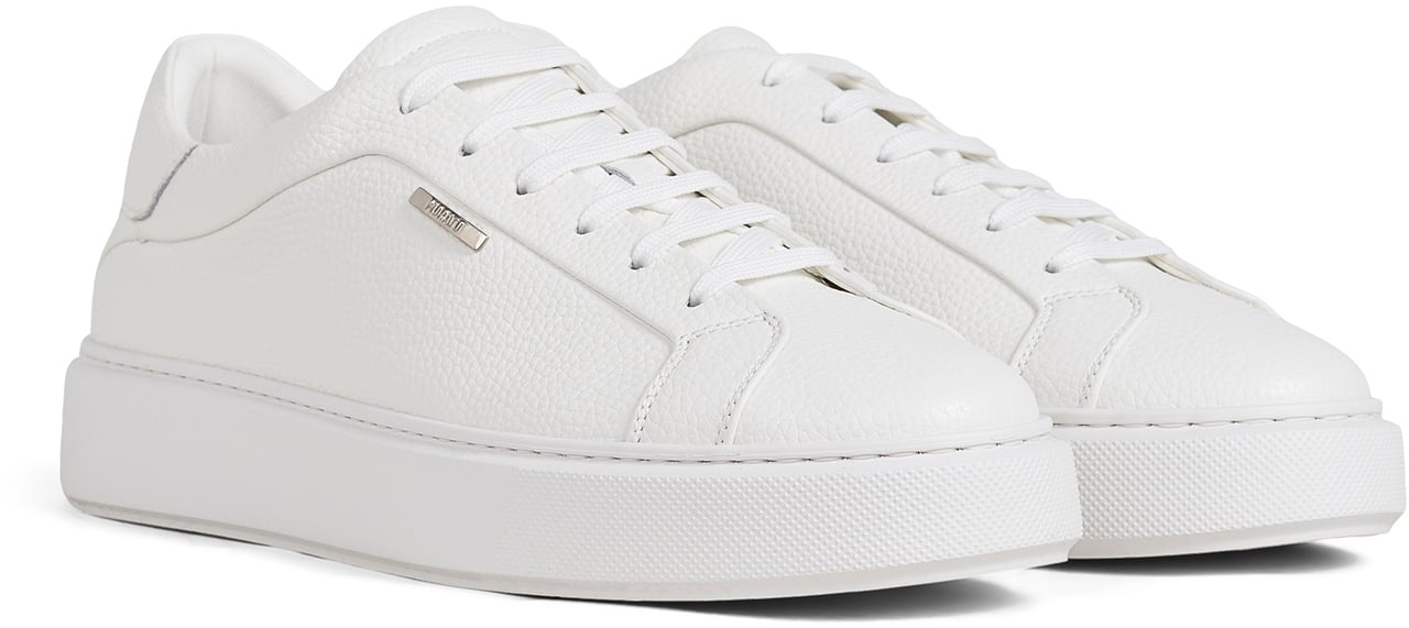 Antony Morato SNEAKER ARTEM IN TUMBLED COATED LEATHER.UNSEWN DETAILS ON UPPER.3D LOGO METAL PLATE.LIGHT EVA SOLE Wit