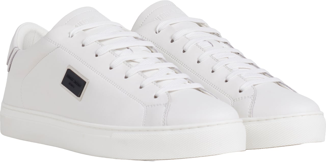 Antony Morato SNEAKER METAL IN CUOIO RIVESTITO Wit