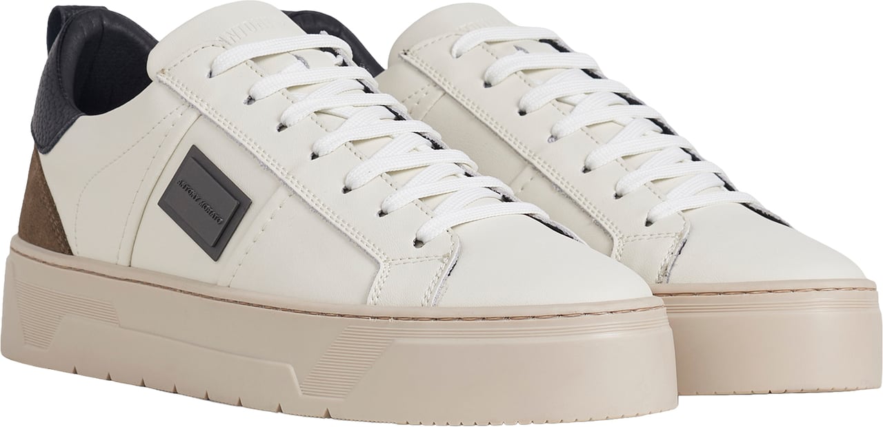 Antony Morato SNEAKER METAL MOOSE IN CUOIO RIVESTITO E CAMOSCIO Beige