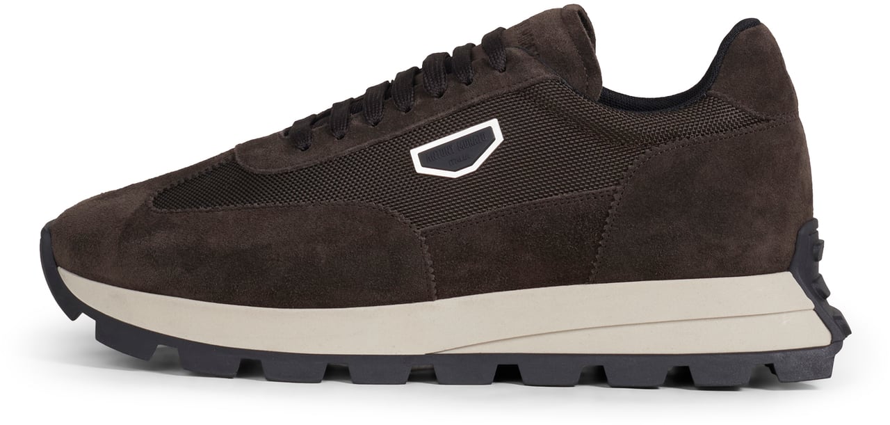 Antony Morato RUNNING METAL RHINO SUEDE IN BOMBER E CAMOSCIO Bruin