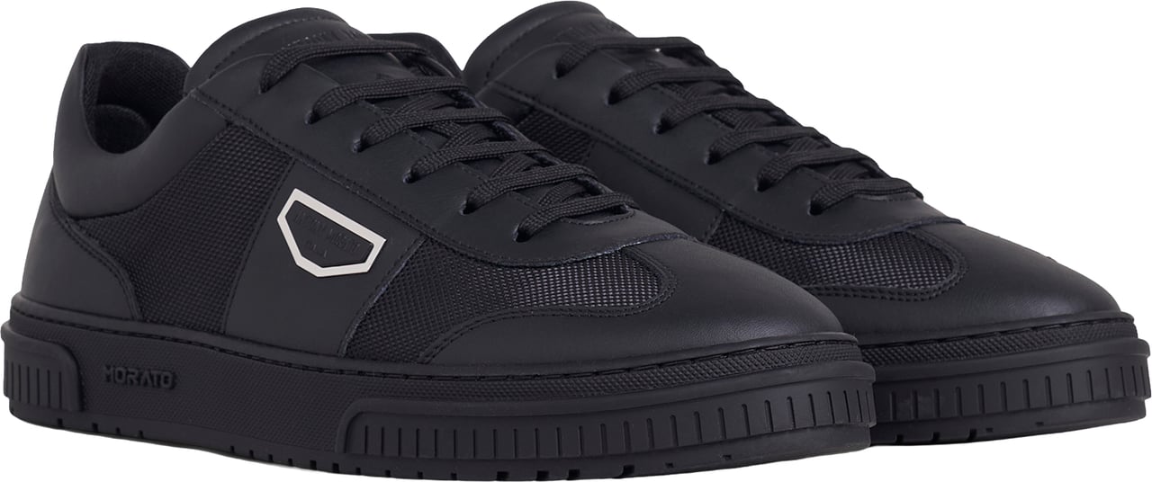 Antony Morato SNEAKER METAL CRUISER IN BOMBER E CUOIO RIVESTITO Zwart