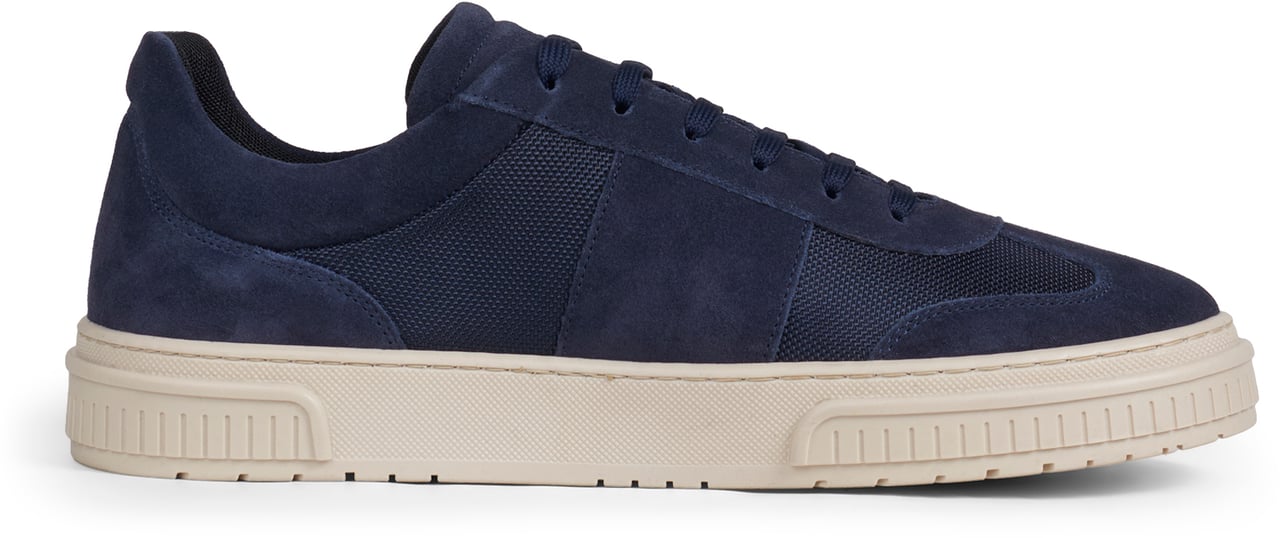 Antony Morato SNEAKER METAL CRUISER MIX IN BOMBER E CAMOSCIO Blauw
