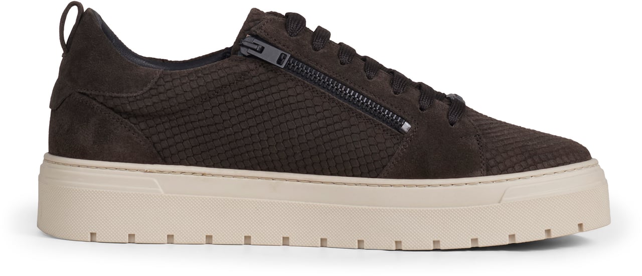 Antony Morato SNEAKER ZIPPER ANIMAL SUEDE IN CAMOSCIO Bruin