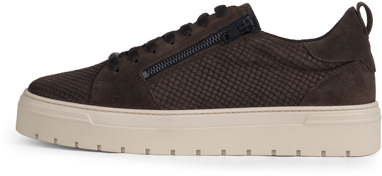 Antony Morato SNEAKER ZIPPER ANIMAL SUEDE IN CAMOSCIO Bruin