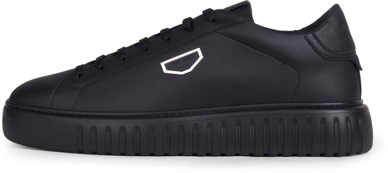 Antony Morato SNEAKER METAL ARIES IN CUOIO RIVESTITO Zwart