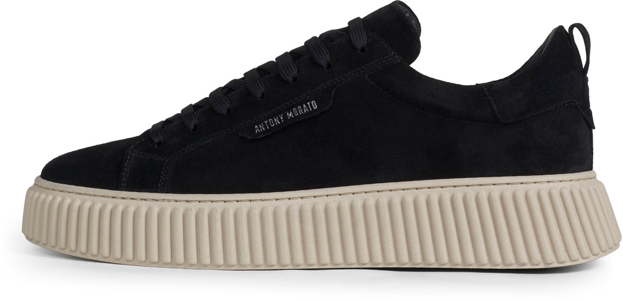 Antony Morato SNEAKER HOPPER SUEDE IN CAMOSCIO Zwart