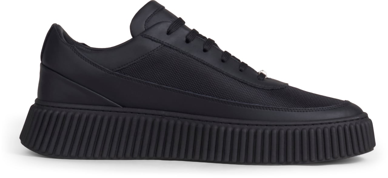 Antony Morato SNEAKER PIPER IN BOMBER E CUOIO RIVESTITO Zwart