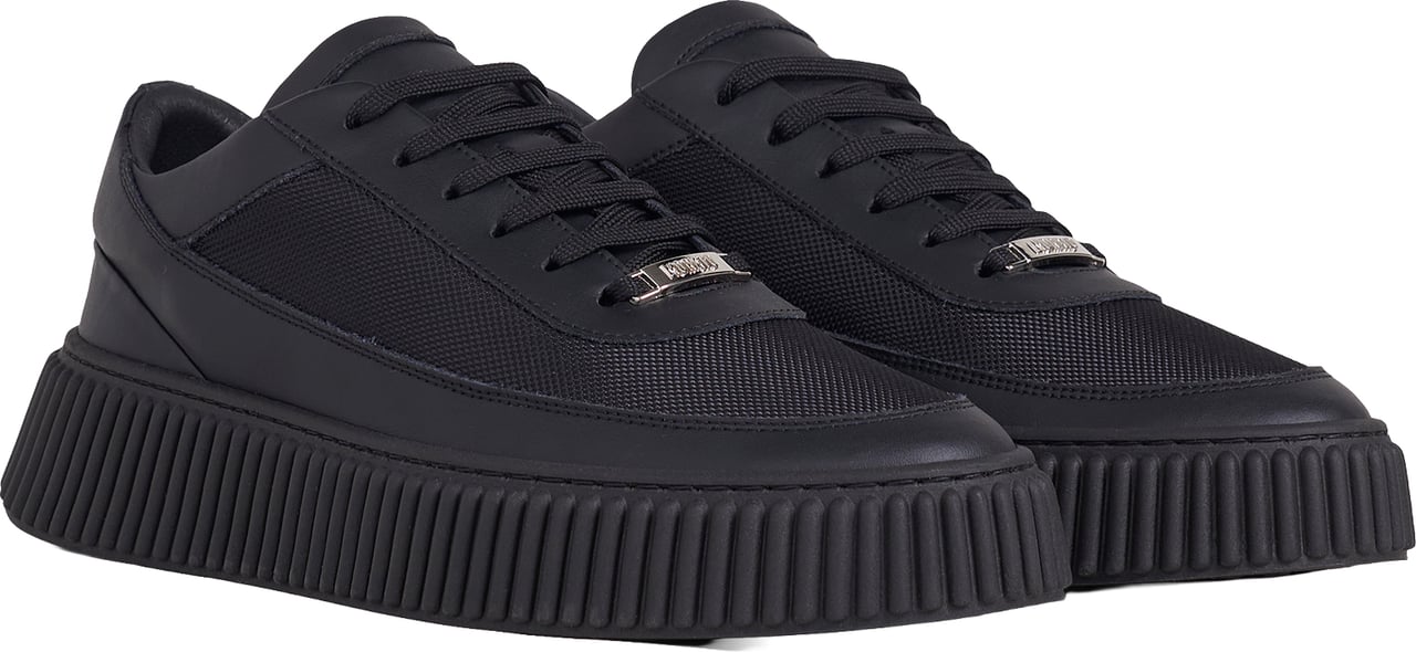 Antony Morato SNEAKER PIPER IN BOMBER E CUOIO RIVESTITO Zwart