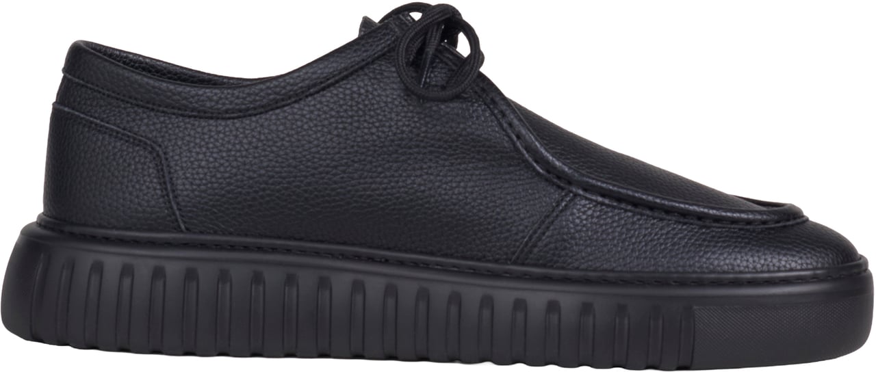 Antony Morato MOCASSINO ALLACCIATO AUSTIN IN CUOIO RIVESTITO Zwart