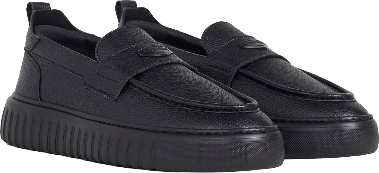 Antony Morato MOCASSINO PARROT IN CUOIO RIVESTITO Zwart