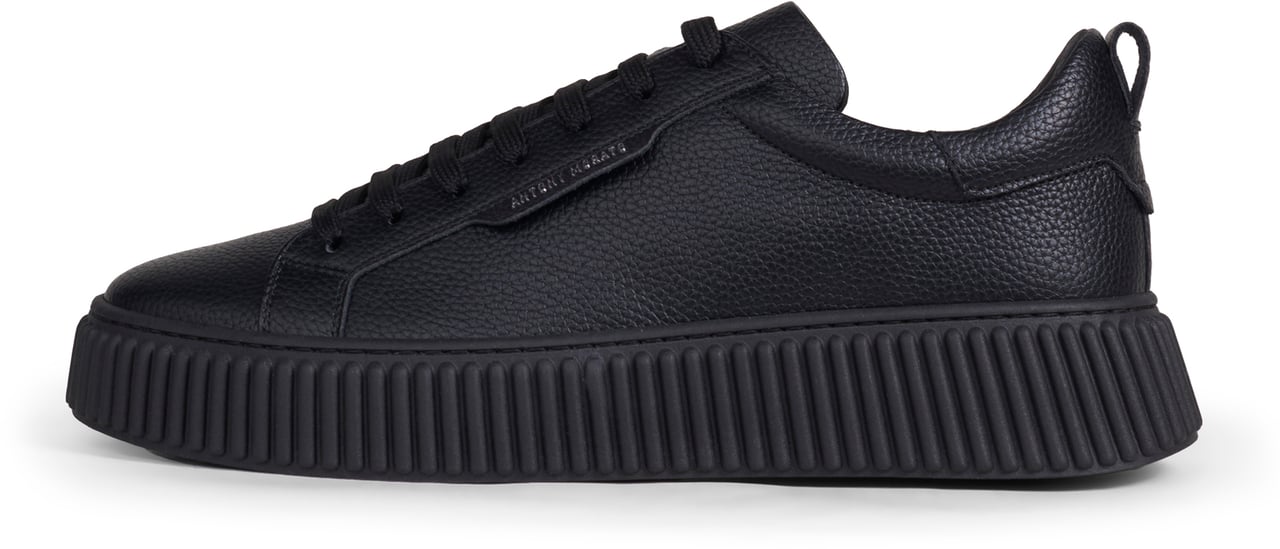 Antony Morato SNEAKER HOPPER IN CUOIO RIVESTITO Zwart