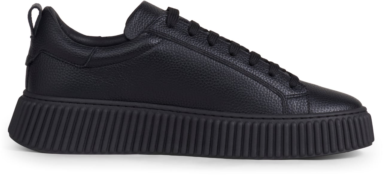 Antony Morato SNEAKER HOPPER IN CUOIO RIVESTITO Zwart