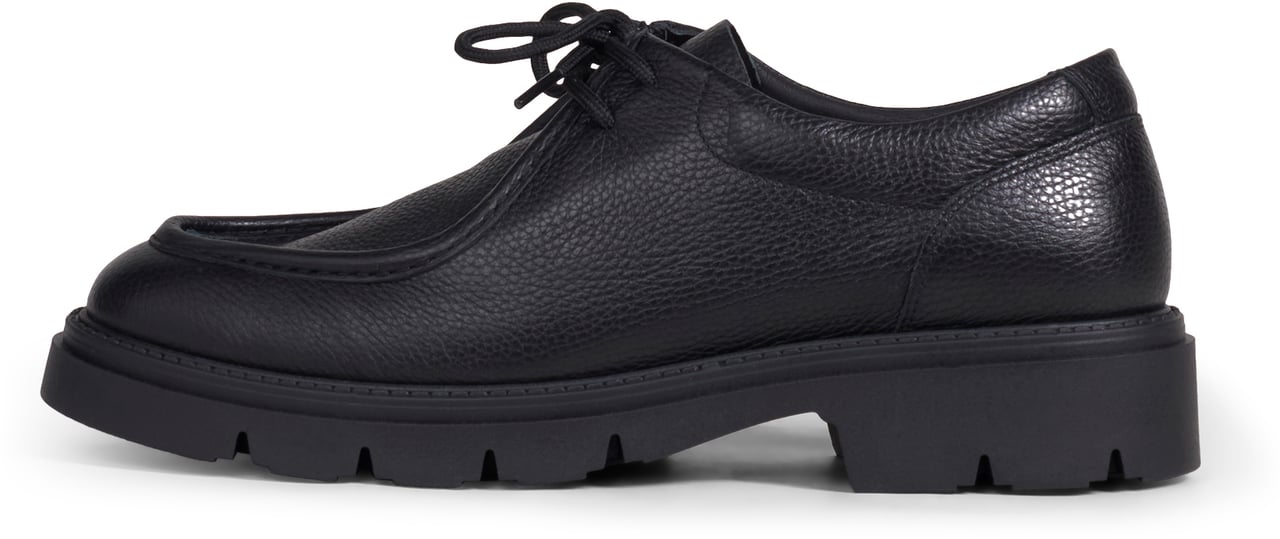 Antony Morato MOCASSINO ALLACCIATO GUNTER IN PELLE Zwart