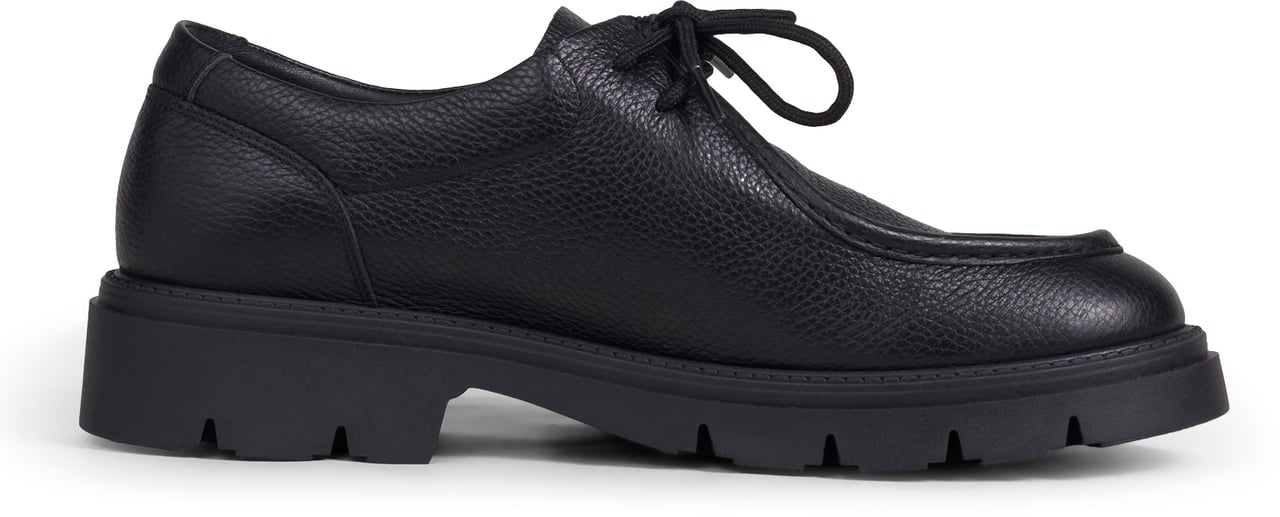 Antony Morato MOCASSINO ALLACCIATO GUNTER IN PELLE Zwart