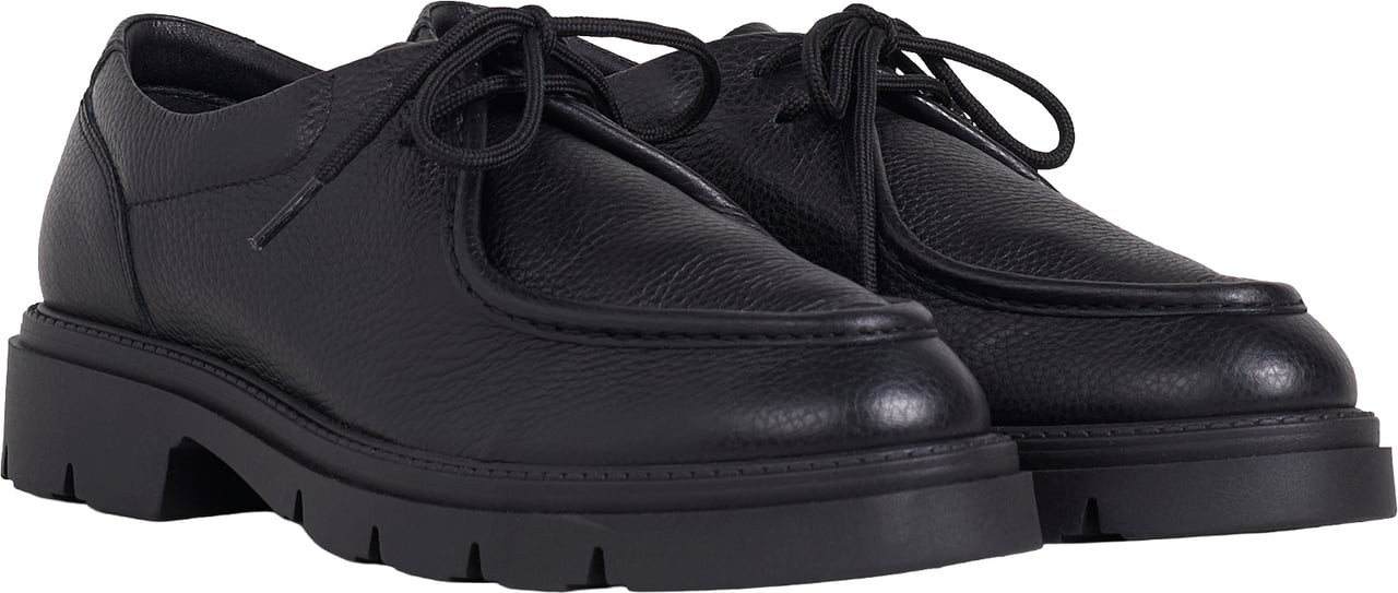Antony Morato MOCASSINO ALLACCIATO GUNTER IN PELLE Zwart